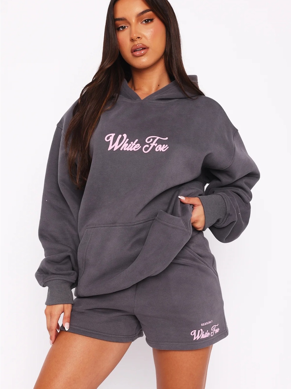White Fox Season 7 Oversized Hoodie Monument